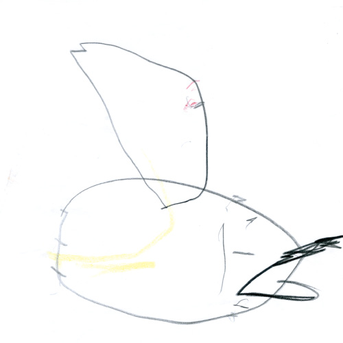 お顔を描いたよ