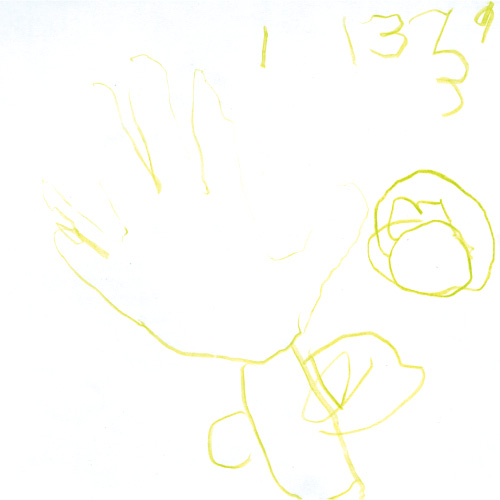 あと２日で4才！（今は3才）の手型
