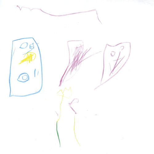 ペンギンとチューリップ