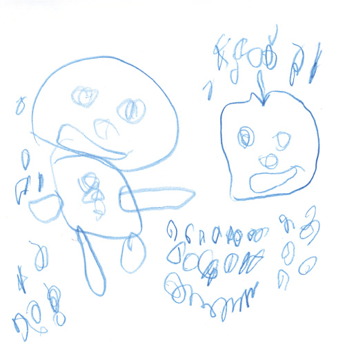 ゆきだるまとねこ