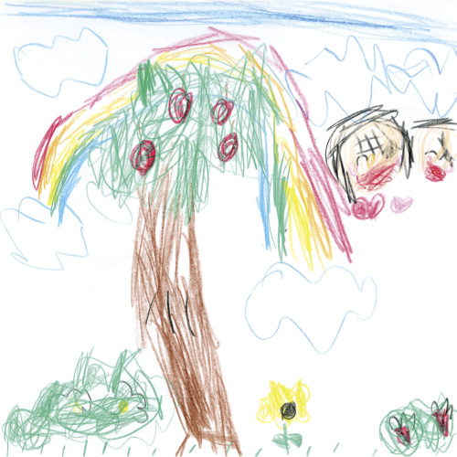 のはらであそぶおとうとととわたし