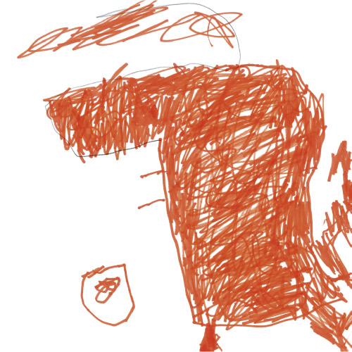 ティラノサウルスと卵とあおいそら