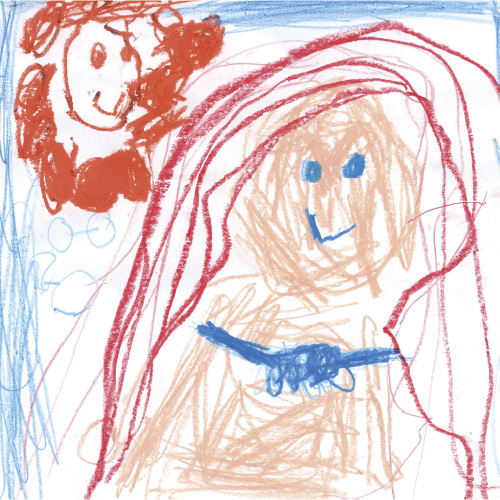 陸に上がった人魚