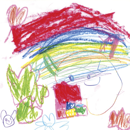 くまさんとにじ　パソコンもあるよ