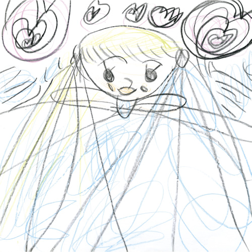 プリンセスのおどりしてる子