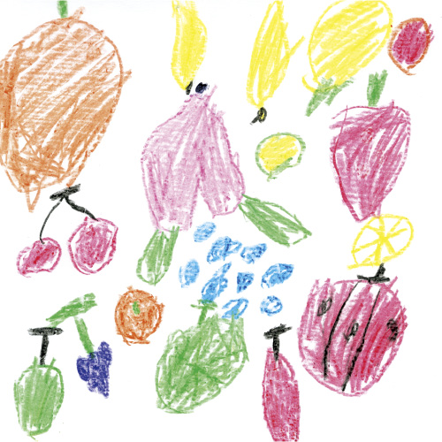 だいすきな　くだもの