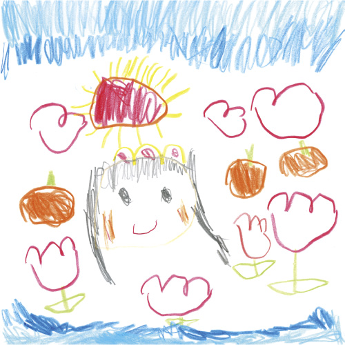 プール・お花・みかん大好き