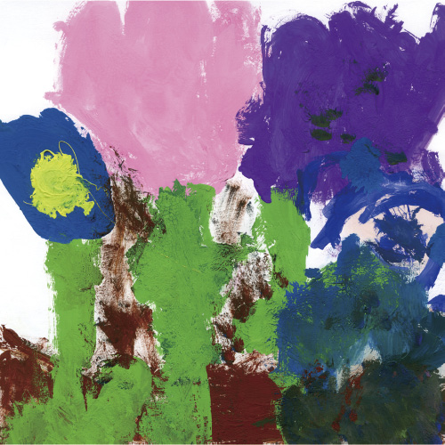 チューリップとあじさい