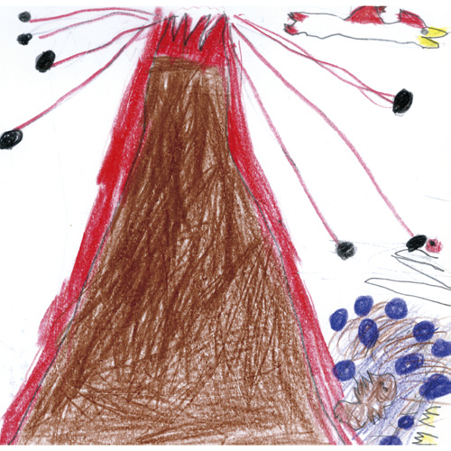 火山と恐竜と虫