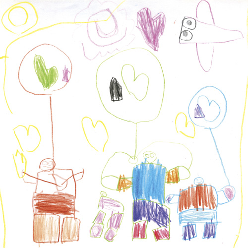 かぞくとふうせんととんぼ