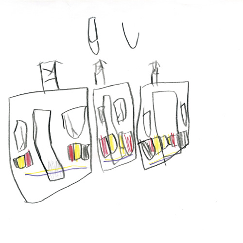 普通電車のお顔