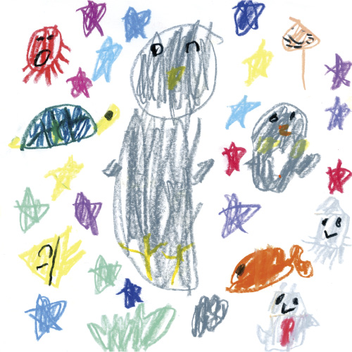 ペンギンおやことうみのなかまたち