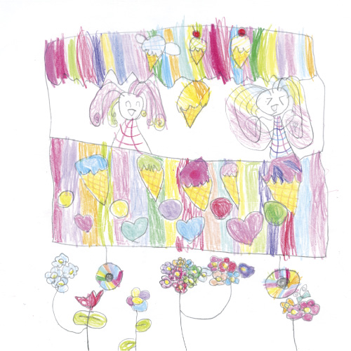 ハッピーカラフル　アイス