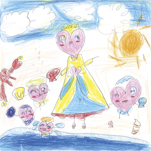 ハートちゃんとうみ