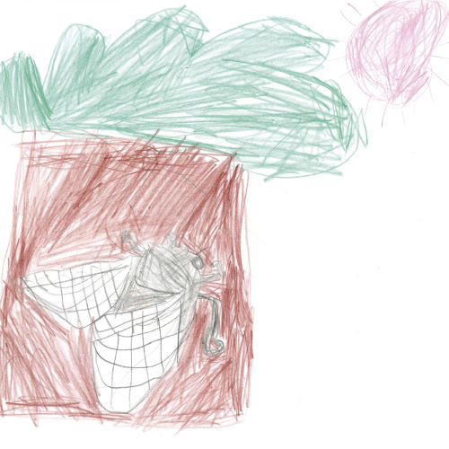 せみをつかまえた