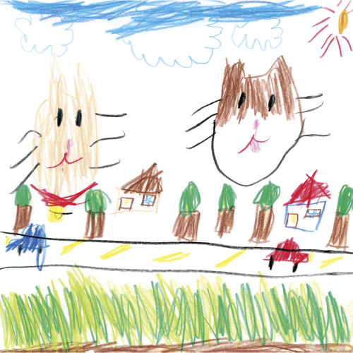 ねこのおさんぽ