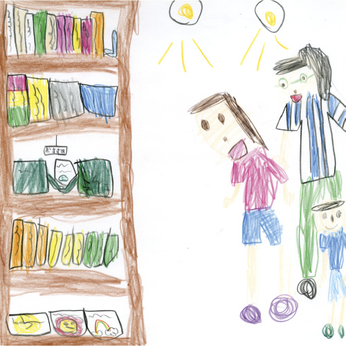 本を買いに行きました。