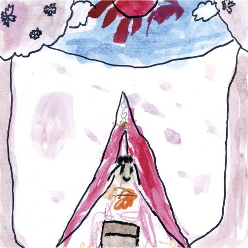 お花見キャンプ