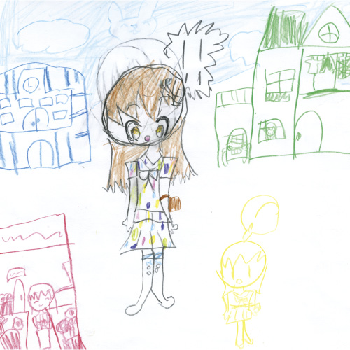 いろんないろになる、がくせいふく