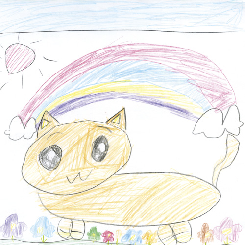 ねこのあさのおさんぽ！