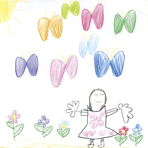 花とちょうちょ畑