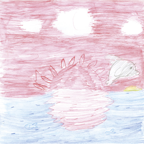 ゆうやけみんなみてる