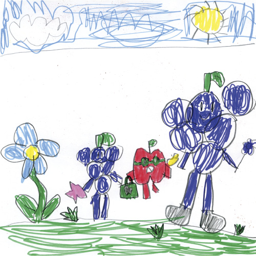 りんごとぶどうとさんぽ