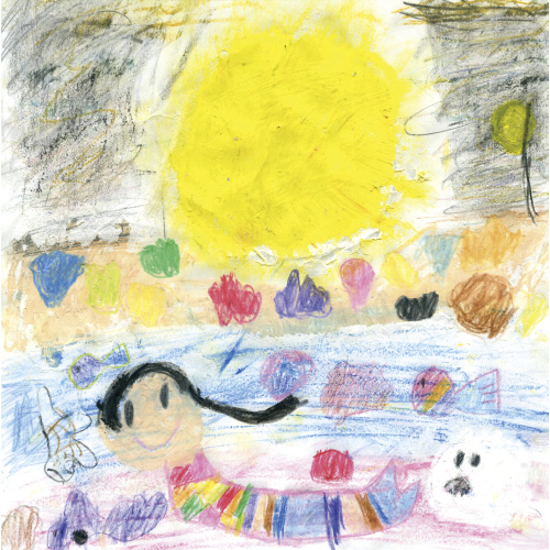 ピカピカひかるつきとほうせき