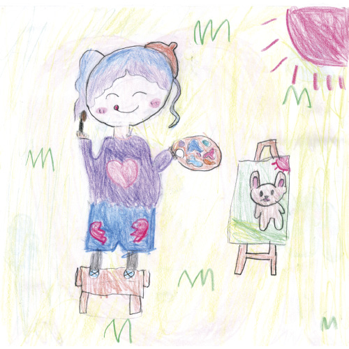 絵を描くの大好き!!