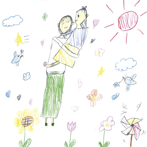 ママのだっこだぁーいすき