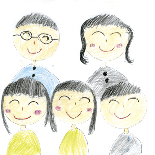 かぞくの絵（え）