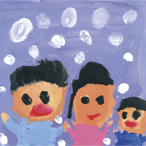 ママとパパと弟