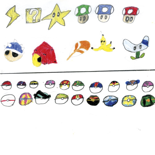 マリオアイテム　ポケモンモンスターボール