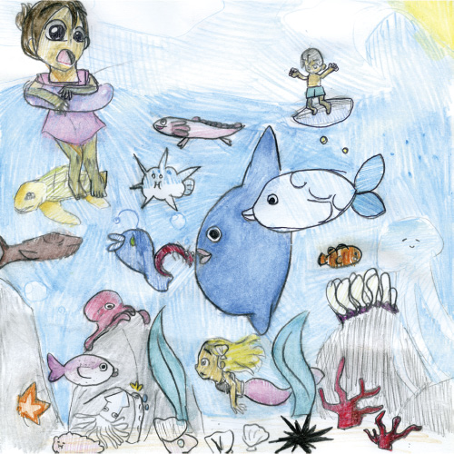 少女はみた！海の中！