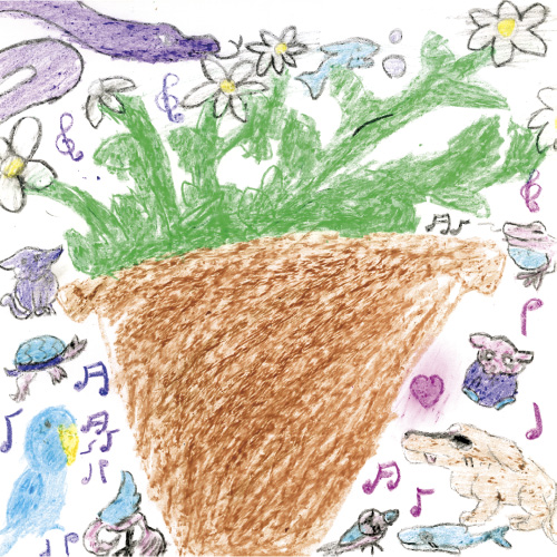 大すきなお花と動物