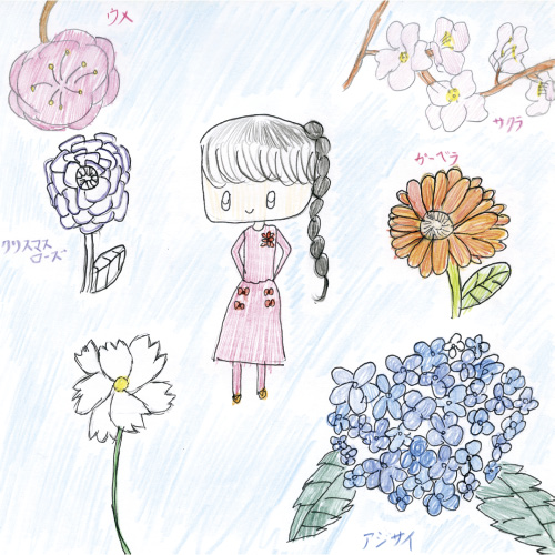 いっぱいのお花と自分